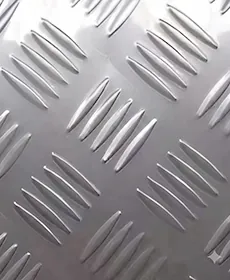 Five leaves metal sheet embossing pattern